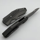 We Knife Coral SLT Flipper w/ Titanium Handle w/ Marble Carbon Inlays & CPM-20CV WE24044-2