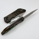 Heretic Custom Koschei Slotted Copper Chemtina Handles & Baker Forge GoMai Damascus