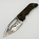 Heretic Custom Koschei Slotted Copper Chemtina Handles & Baker Forge GoMai Damascus