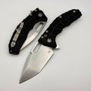 Heretic Knives Martyr Black Polymer Handles w/ 3.5" Stonewash Tanto MagnaCut H057-2A