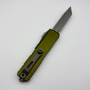 Microtech UTX-85 Gen IV w/ OD Green Handle & Apocalyptic Full Serrated T/E M390MK 12334-12APOD