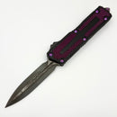Marfione Custom Scarab 2 Gen 3 Purple Stingray Inlaid Handle & Prototype Baker Forge Stainless Damascus D/E