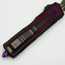 Marfione Custom Scarab 2 Gen 3 Purple Stingray Inlaid Handle & Prototype Baker Forge Stainless Damascus D/E