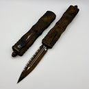 Microtech Dirac Delta D/E Plague Outbreak Full-Serrated Signature Series 227-3PLOBS