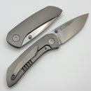 Dalibor Bergam Asgard w/ Titanium Integral Handle & Polished Stonewash M390 One Per Household