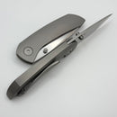 Dalibor Bergam Asgard w/ Titanium Integral Handle & Polished Stonewash M390 One Per Household
