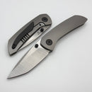 Dalibor Bergam Asgard w/ Titanium Integral Handle w/ DLC Accents & Satin M390 One Per Household