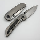 Dalibor Bergam Asgard w/ Titanium Integral Handle w/ DLC Accents & Satin M390 One Per Household