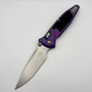Marfione Select Microtech Socom Ram-Lok Galactic Purple Titanium Texture Inlaid Handles w/ Blue Accents & Clip Point Stonewash M390MK 160RL-10MS9