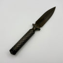 Marfione Custom Knives A.D.O Mini DLC Double Vapor Blast 3V w/ DLC Titanium End Cap 115-DLCVB-MCK