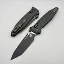 Microtech Socom Ram-Lok w/ Cerakote Storm Aluminum Frag Handles & Storm T/E M390MK 161RL-1FRCSM-Z13