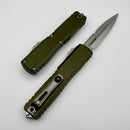 Microtech Ultratech ZBP Bayonet Stonewash w/ OD Green Handle 1120-10OD