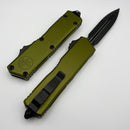 Microtech Scarab 2 Gen 3 Executive w/ OD Green Handles & D/E Black M390MK 1175-1OD
