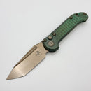 Microtech Marfione Select LUDT Gen III Antique Green Titanium Frag Handles & Bronze T/E 1136-13FRMS1