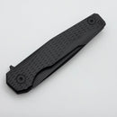 Uldanov Custom Knives R1 Blackout w/ Milled Titanium & MagnaCut Flipper
