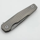 Uldanov Custom Knives R1 w/ Milled Titanium & Lam-Rex 121 Flipper