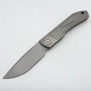 Uldanov Custom Knives Sierra w/ Milled Titanium & S90V Front Flipper