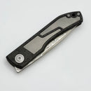 Uldanov Custom Knives Sierra L Carbon Fiber Handles w/ Ti Inlays & Lam-MagnaCut Front Flipper