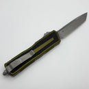 Factory Blem Microtech Scarab 2 Gen 3 Apocalyptic Spine Fluted Tanto w/ OD Green Handle 1279-10APOD