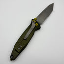 Microtech Socom Elite Tanto Part-Serrated M/A Distressed Grenade Green Apocalyptic Standard 161-11DGG-U25
