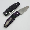 TRM Neutron 2 Concord Grape Burl G10 Contoured Handles & MagnaCut