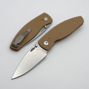 TRM Neutron 2 Coyote Brown Flat G10 Handles & MagnaCut