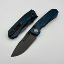 Remette RT-Rhino Blue G-10 Handle w/ 14C28N Black Stonewashed Blade RNGC1