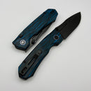 Remette RT-Rhino Blue G-10 Handle w/ 14C28N Black Stonewashed Blade RNGC1
