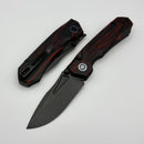 Remette RT-Rhino Red G-10 Handle w/ 14C28N Black Stonewashed Blade RNGC2