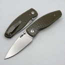TRM Neutron 2 OD Green Turtle Sheel G10 Handles & MagnaCut