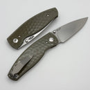 TRM Neutron 2 OD Green Turtle Sheel G10 Handles & MagnaCut