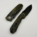 Remette RT-Rhino Yellow G-10 Handle w/ 14C28N Black Stonewashed Blade RNGC3