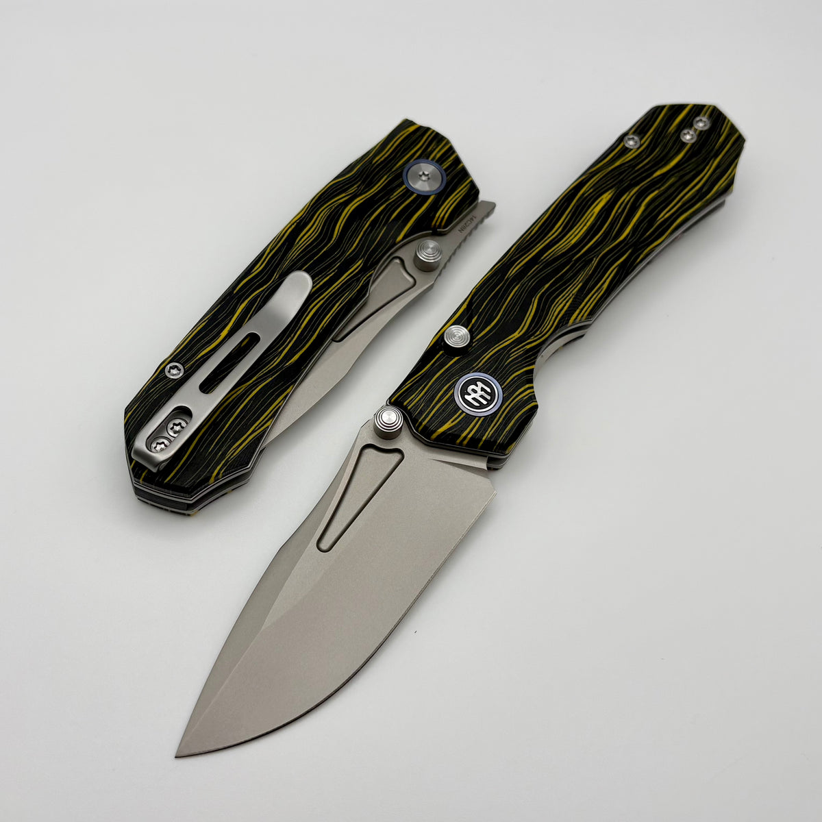 Remette RT-Rhino Yellow G-10 Handle w/ 14C28N Blade RNGC6