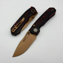 Remette RT-Rhino Red G-10 Handle w/ 14C28N Titanium Coated Blade RNGC8