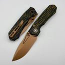Remette RT-Rhino Yellow G-10 Handle w/ 14C28N Titanium Coated Blade RNGC9