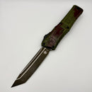 Pre-Owned Microtech Knives Combat Troodon Gen III Outbreak Tanto Deep Engraved 1144-1OBDS