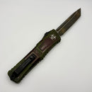 Pre-Owned Microtech Knives Combat Troodon Gen III Outbreak Tanto Deep Engraved 1144-1OBDS