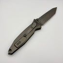 Pre-Owned Microtech Socom Elite Manual Tanto Full Serrated Apocalyptic w/ Natural Clear Handle 161-12APNC