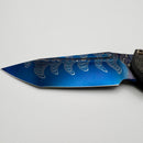 Pre-Owned Microtech Marfione Select LUDT Gen III w/ Carbon Fiber Handle & Blued Baker Forge Coppermai Tanto 1136-16MS2
