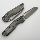 Microtech Marfione Select MSI RAM LOK Mini Slab Side Titanium Handles w/ Double Vapor Accents & Apocalyptic Part Serrated M390MK 210M-11APMS1