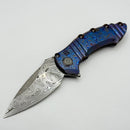 Custom Knife Factory Ecilop-M Dress w/ ZircuTi Handles & Damasteel