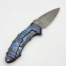 Custom Knife Factory Ecilop-M Dress w/ ZircuTi Handles & Damasteel