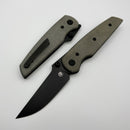 Chaves Knives Jake McCoy The Disciple Street Black Micarta & Black PVD Elmax - Blue Label