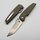 Chaves Knives Jake McCoy The Disciple Street Green Micarta & Belt Satin Elmax - Blue Label