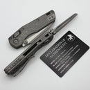 Microtech Marfione Select MSI RAM LOK Mini Frag Titanium Handles w/ Double Vapor Accents & Apocalyptic M390MK 210M-10APFRMS1