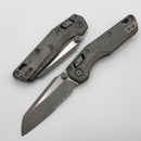Microtech Marfione Select MSI RAM LOK Mini Frag Titanium Handles w/ Double Vapor Accents & Apocalyptic Part Serrated M390MK 210M-11APFRMS1