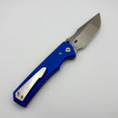 Chaves Knives Sam Tran Arison Street Blue G-10 & Belt Satin Elmax Blue Label