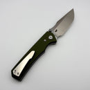 Chaves Knives Sam Tran Arison Street OD Green G-10 & Belt Satin Elmax Blue Label
