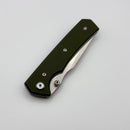Chaves Knives Sam Tran Arison Street OD Green G-10 & Belt Satin Elmax Blue Label