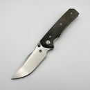 Chaves Knives Sam Tran Arison Street Black Micarta & Belt Satin Elmax Blue Label